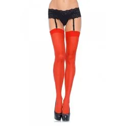 Sheer Stockings Red