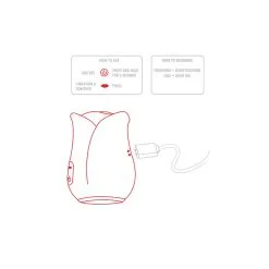 Ravishing Rose Pulse Stim -Bondage winkel 10376 RED 08