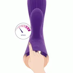Iris Rabbit Vibrator 15 Iris Rabbit Vibrator -Bondage winkel 10523 PURPLE 08