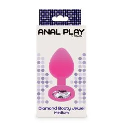 TOYJOY – Diamond Booty Jewel Medium Pink -Bondage winkel 10574 PINK 02