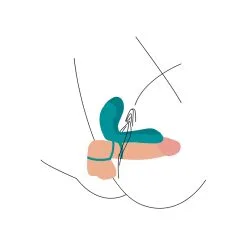 Vibrerende Cockring Voor Koppels -Bondage winkel 11103 GREEN 05