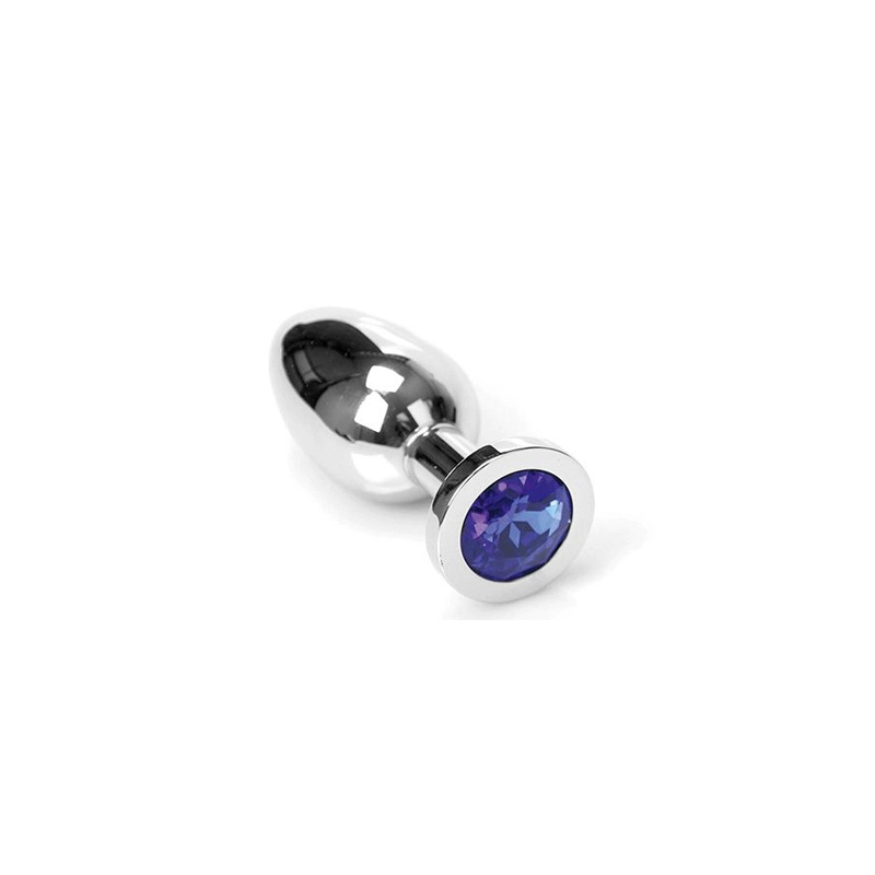 Jewel Buttplug Blue Small 1 Jewel Buttplug Blue Small