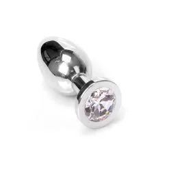 Jewel Buttplug Clear Large