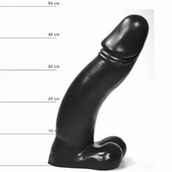 All Black Dildo AB22 -Bondage winkel 115 ab22m