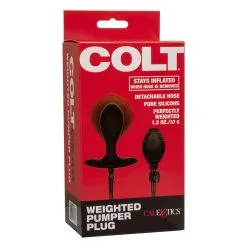 COLT – Weighted Pumper Plug -Bondage winkel 12616 BLACK 02