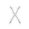Bondage Chain Cross Met Karabijnhaken