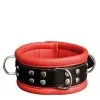 Leather Collar 6,5 Cm – Red