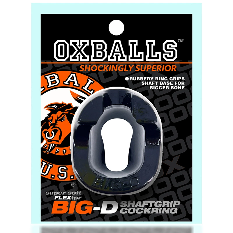 Oxballs – BIG-D Shaft Grip Cockring Black 7 Oxballs – BIG-D Shaft Grip Cockring Black - Afbeelding 7