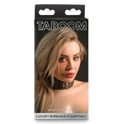 Taboom – Heavy D-Ring Collar -Bondage winkel 17103 BLACK 02