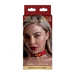 Taboom – D-Ring Collar Deluxe -Bondage winkel 17153 RED 02