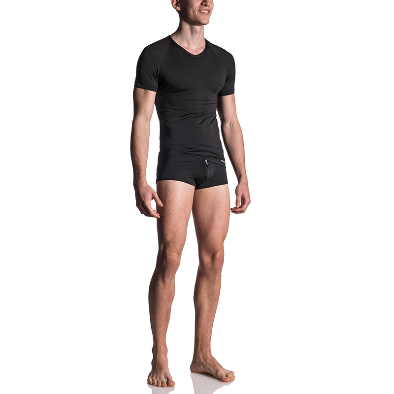 Manstore – M800 V-Neck Tee Reg. Black 1 Manstore – M800 V-Neck Tee Reg. Black