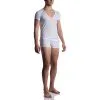Manstore – M2051 V-Neck Tee X-low