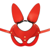 Bunny Mask Red-Black-Gold