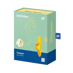 Satisfyer Teaser Vinger Vibrator Geel -Bondage winkel 3841 1