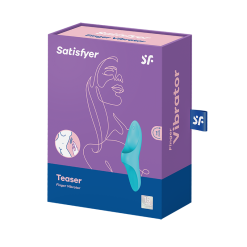 Satisfyer Teaser Vinger Vibrator Blauw 11 Satisfyer Teaser Vinger Vibrator Blauw -Bondage winkel 3842 1