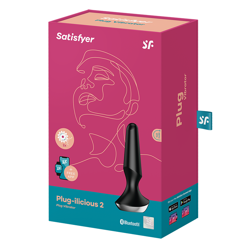 Satisfyer Plug-ilicious 2 Vibrerende Buttplug 2 Satisfyer Plug-ilicious 2 Vibrerende Buttplug - Afbeelding 2