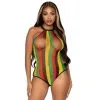 Leg Avenue – Rasta Bodysuit W. Snap Crotch