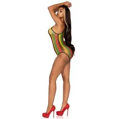 Leg Avenue – Rasta Bodysuit W. Snap Crotch -Bondage winkel 81585 101 04