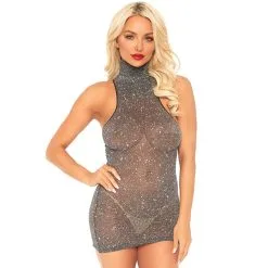 Leg Avenue – Lurex Spandex Mini Dress -Bondage winkel 86101 065 01