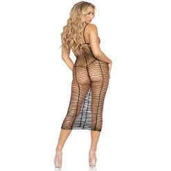 Horizontal Net Maxi Dress -Bondage winkel 86969 001 02