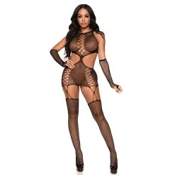 Leg Avenue – Garter Dress With Gloves