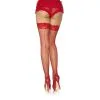 Stay Up Fishnet Stockings Red