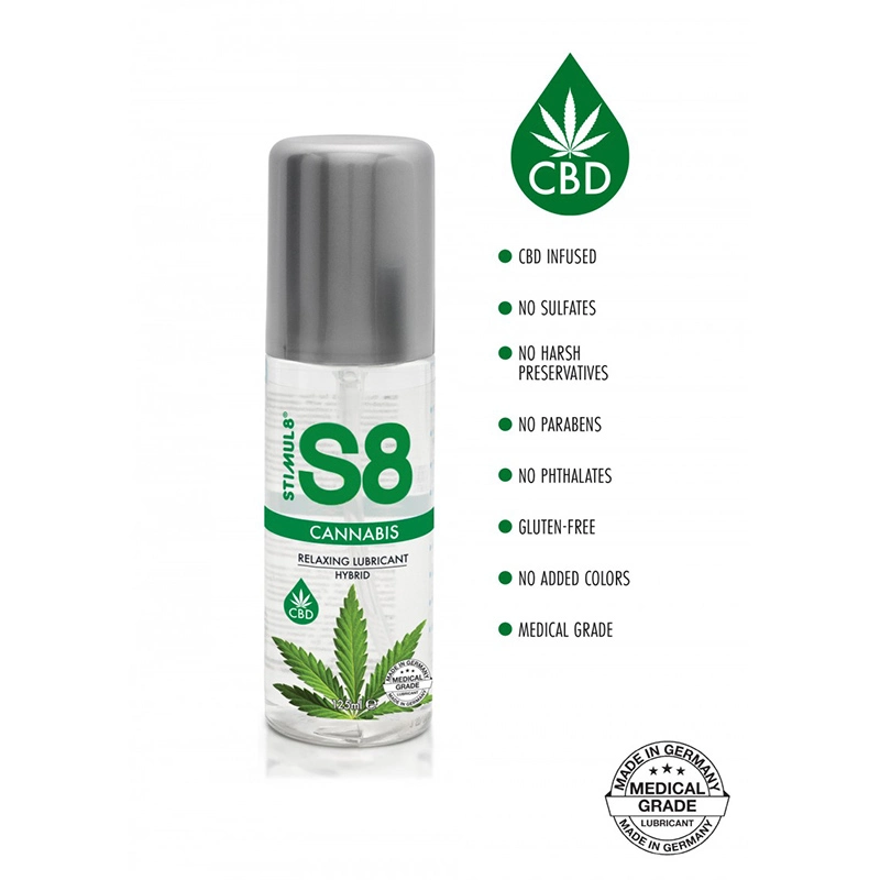 S8 – Hybrid Cannabis Lube 125ml 2 S8 – Hybrid Cannabis Lube 125ml - Afbeelding 2