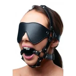 Masker Met Ball Gag 4 Masker Met Ball Gag -Bondage winkel AE909 2