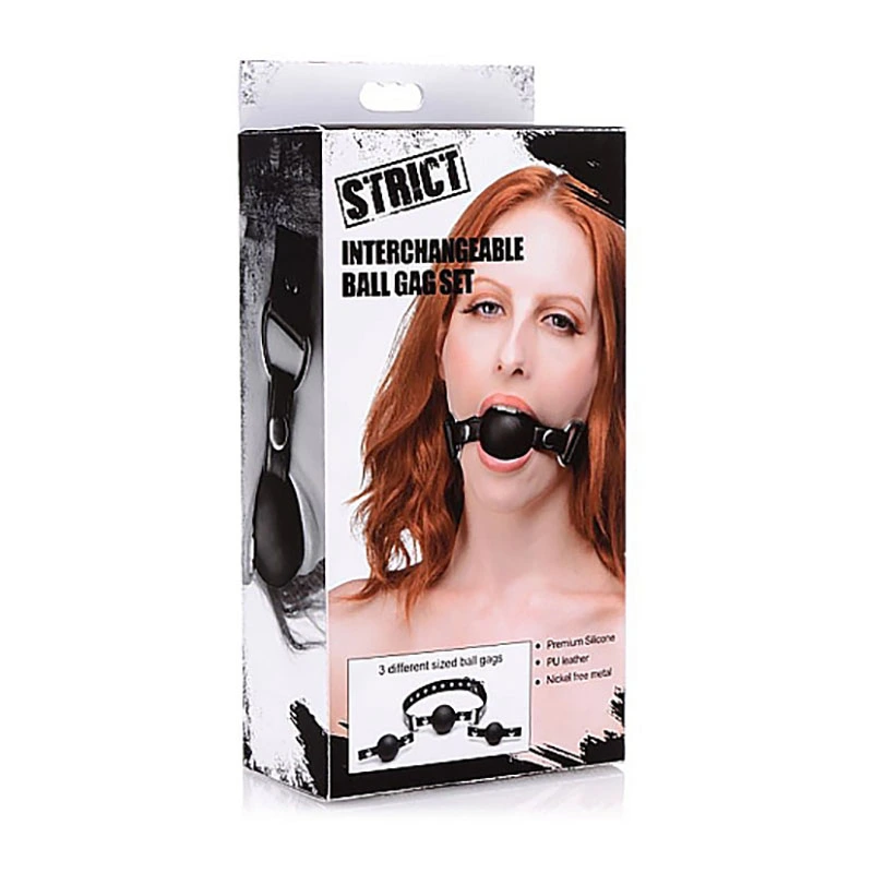 Silicone Ball Gag Set 3 Silicone Ball Gag Set - Afbeelding 3