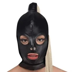 Bondage Masker Met Paardenstaart