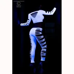 Top + Leggings CR3654 7 Top + Leggings CR3654 -Bondage winkel CR 3654 SM White 3