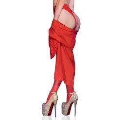 Garter-Stockings CR4312 Rood -Bondage winkel CR4312 red 5