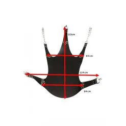 Lederen 5 Punts Sling -Bondage winkel MS15176 lpr 2