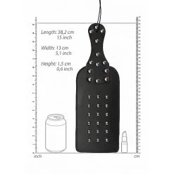 Studded Paddle -Bondage winkel PAI023BLK 1