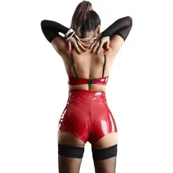 Patrice Catanzaro – Jenna Short in Rood Vinyl -Bondage winkel PC902601T17 4