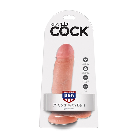 7 Inch Dildo Met Ballen 2 7 Inch Dildo Met Ballen - Afbeelding 2