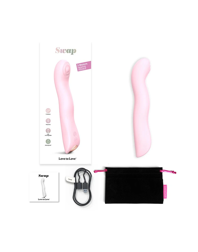 Love To Love – Swap – P&G Spot Tapping Vibrator – Lichtroze 6 Love To Love – Swap – P&G Spot Tapping Vibrator – Lichtroze - Afbeelding 6