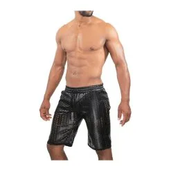 TOF-Paris – Centurion Bermuda Short -Bondage winkel SH0023N 4centurion bermuda black