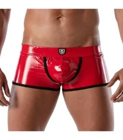 TOF-Paris – Stretchvinyl Boxershort Rood