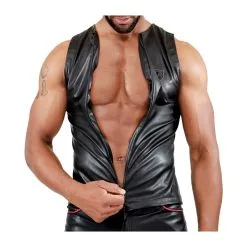 TOF-Paris – Zipped Tank Top -Bondage winkel TS0036N 1 zipped tank tops fetish