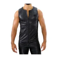 TOF-Paris – Zipped Tank Top -Bondage winkel TS0036N 2 zipped tank tops fetish