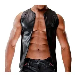 TOF-Paris – Zipped Tank Top -Bondage winkel TS0036N 6zipped tank tops fetish