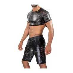 TOF-Paris – Centurion Crop Top -Bondage winkel TS0043N 4centurion crop top black