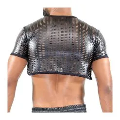 TOF-Paris – Centurion Crop Top -Bondage winkel TS0043N 5centurion crop top black