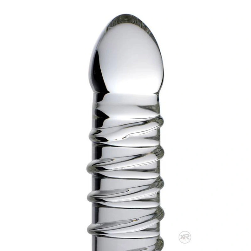 Master Series- Behemoth Ribbed Glazen XL Dildo 2 Master Series- Behemoth Ribbed Glazen XL Dildo - Afbeelding 2