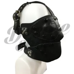 Afneembaar Leren Masker