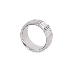 Fancy Steel Donut Cockring 50 Mm