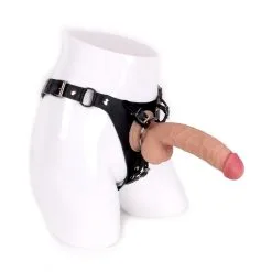 Strap-On Met Dildo