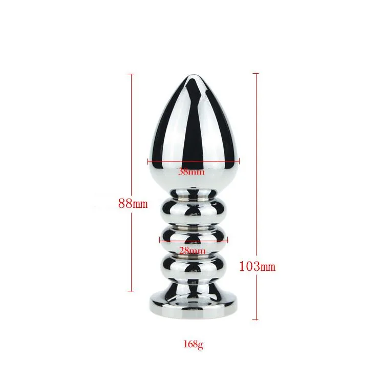 Geribbelde Buttplug 2 Geribbelde Buttplug - Afbeelding 2