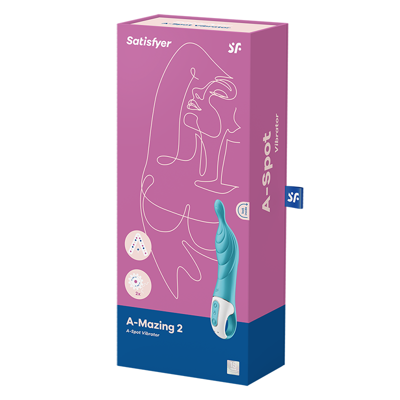 Satisfyer – A-Mazing 2 A-Spot Stimulator Turkoois 8 Satisfyer – A-Mazing 2 A-Spot Stimulator Turkoois - Afbeelding 8